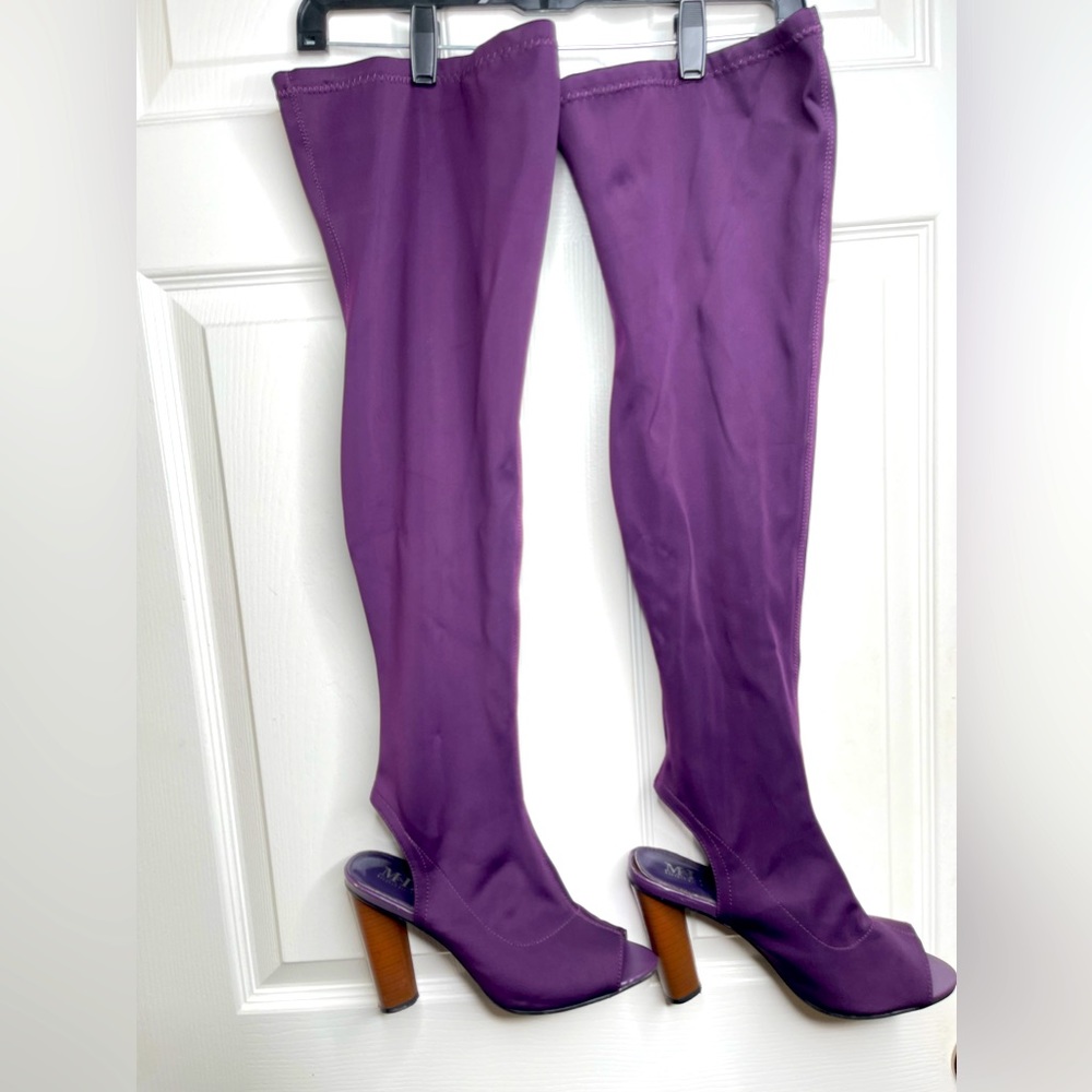 Thigh high boots with Open Toe & Heel